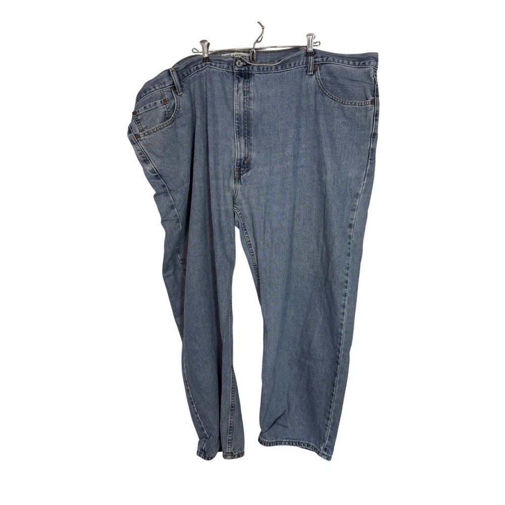 Levis 550 Jeans Mens 54X30 Blue relaxed Fit Straight 5 Pockets Denim